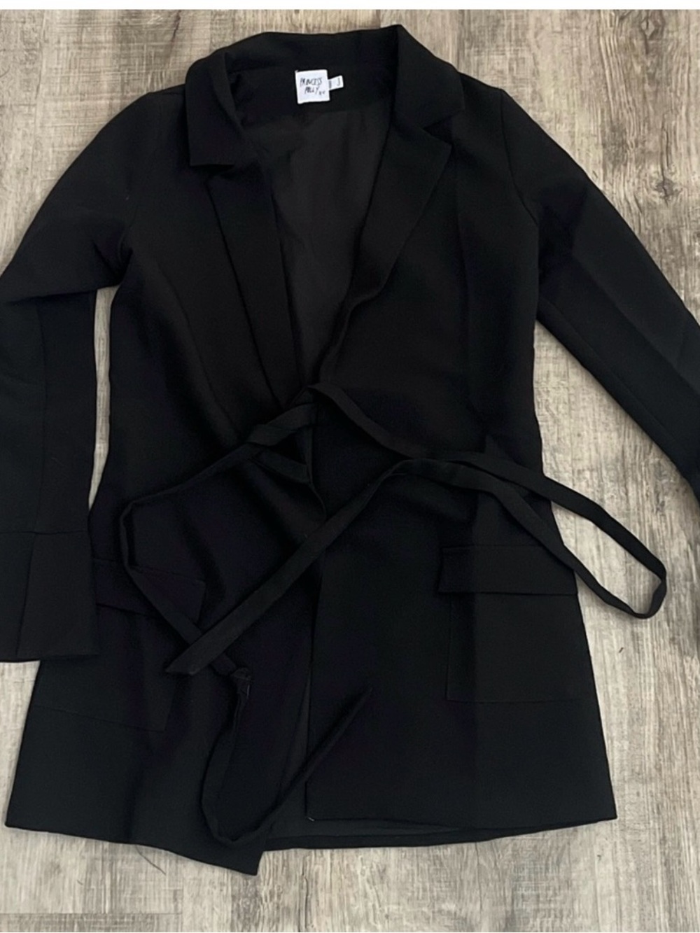 Princess Polly Black Blazer Dress